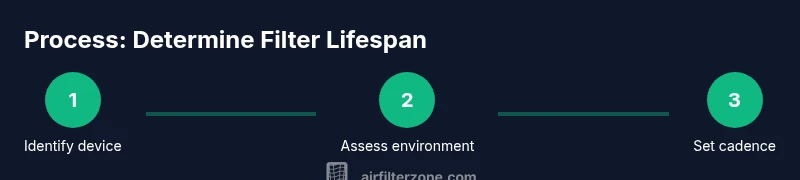 Tailwind infographic process for determining air filter lifespan