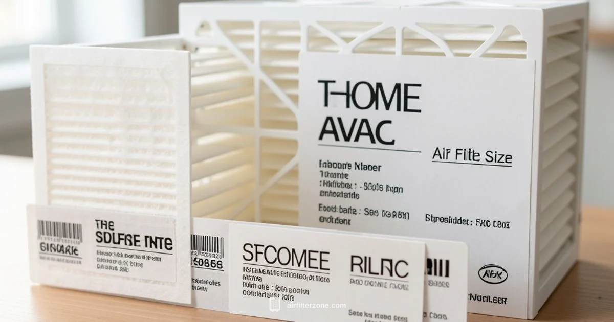 Standard Filter Sizes - Air Filter Zone