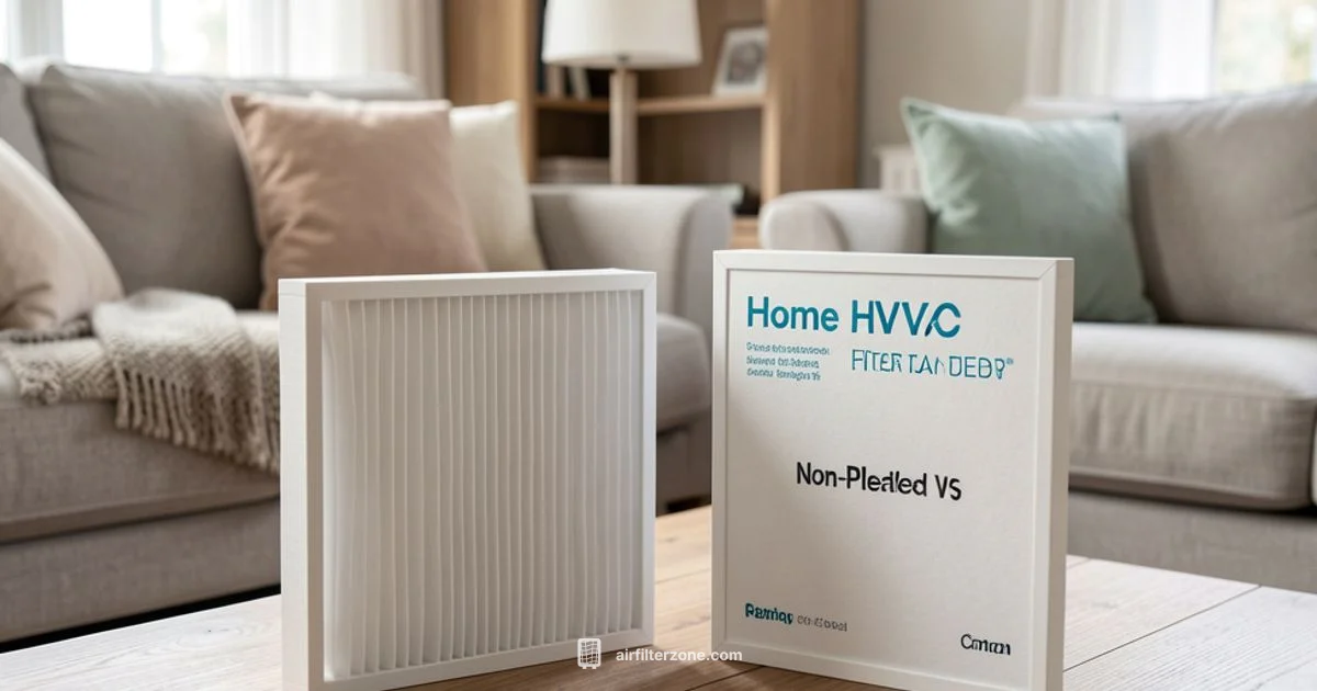 Pleated vs Non-Pleated - Air Filter Zone