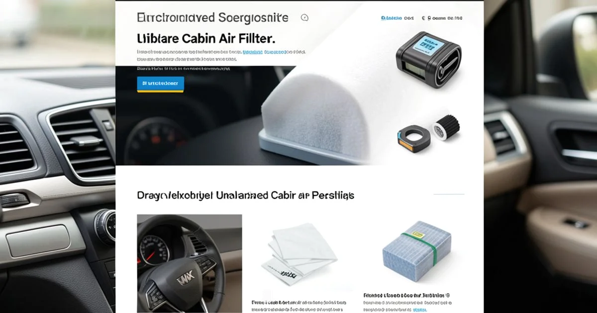 Cabin Filter Wix Guide - Air Filter Zone