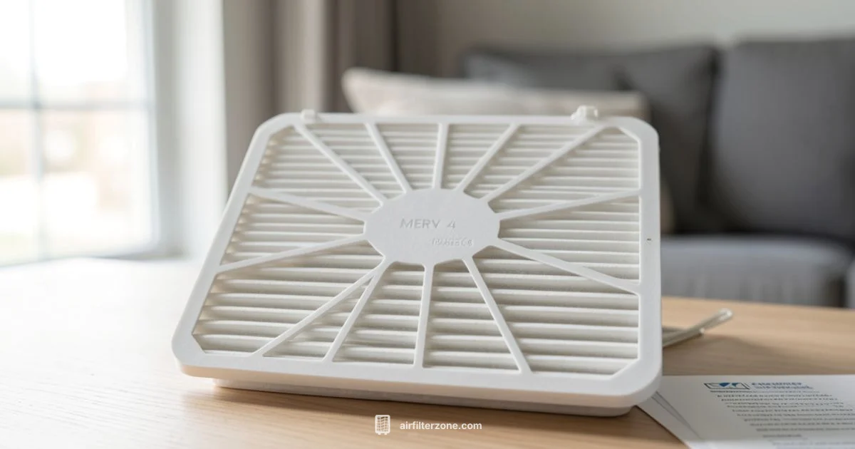 MERV 4 Basics - Air Filter Zone