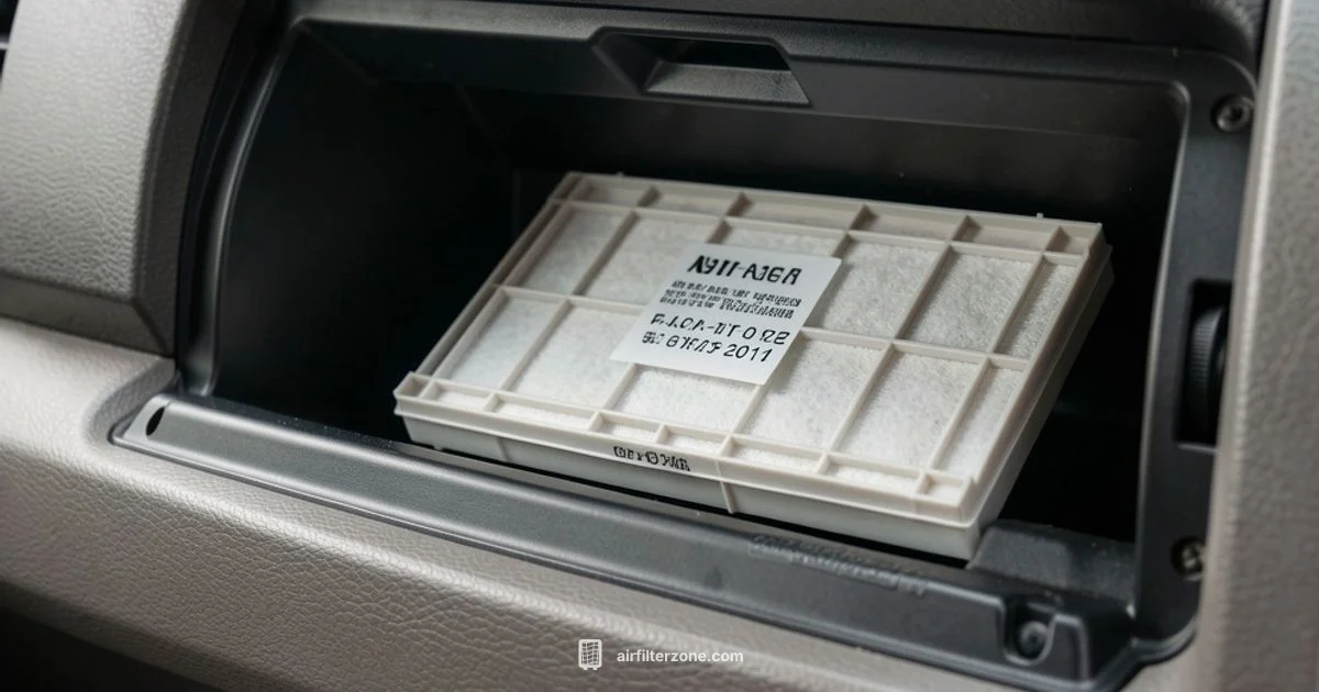 Cabin Filter Location - Air Filter Zone