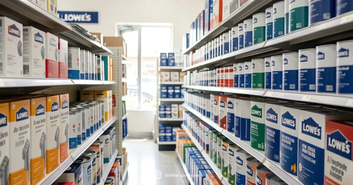 Air Filters at Lowe's - Air Filter Zone